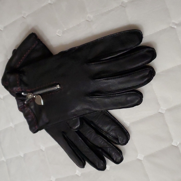 Nwot black leather glover - Picture 6 of 6